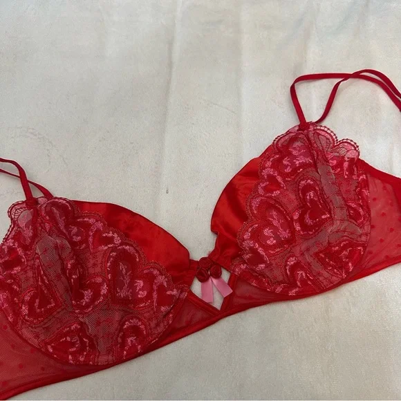 New! For Love And Lemons Heartbeat Underwire Bra Size 34DD 51131